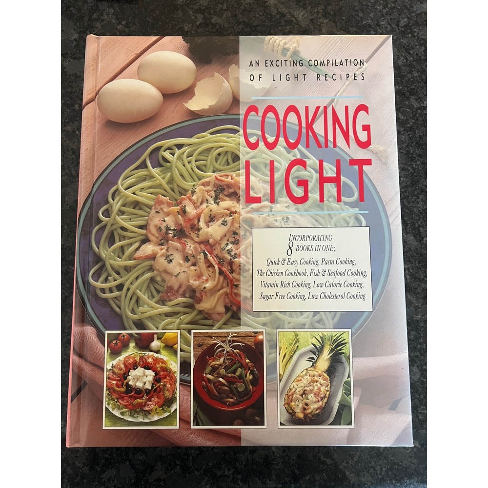 Cooking Light Cookbook - 8 Books In One - Quick, Easy, Low Calorie VTG 1995